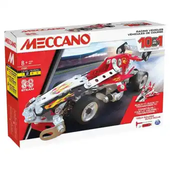 Top1Toys Meccano 10 model set racing vehicles aanbieding