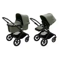 Babypark Bugaboo fox 3 kinderwagen 2-in-1 - black / fore... aanbieding