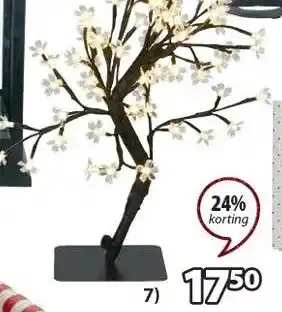 Jysk Bonsai lampjesboom aanbieding