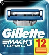Bol.com Gillette mach 3 turbo scheermesjes 12 stuks aanbieding