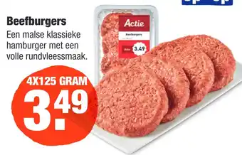 ALDI Beefburgers aanbieding