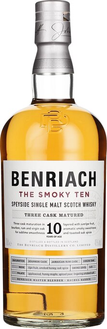 Drankdozijn Benriach 10 years the smoky ten 70cl aanbieding