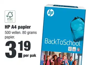 ALDI HP A4 papier aanbieding