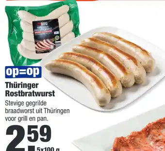 ALDI Thüringer Rostbratwurst aanbieding