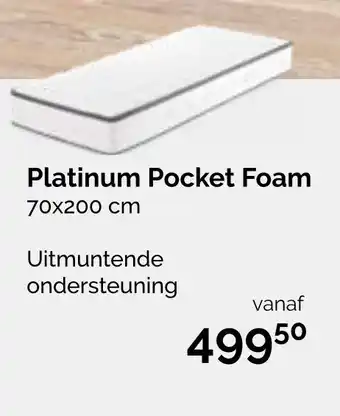 Beter Bed Platinum Pocket Foam aanbieding