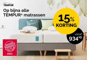 Beter Bed Op bijna alle TEMPUR® matrassen aanbieding