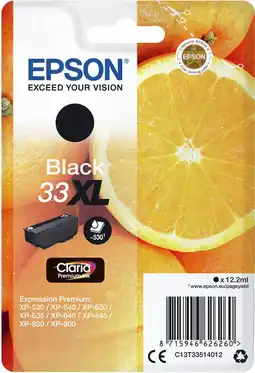 Bol.com Epson 33xl - inktcartridge / zwart aanbieding