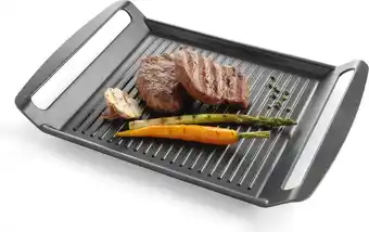 Bol.com Hendi grillplaat inductie - anti-aanbaklaag - g... aanbieding