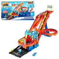 Intertoys Hot wheels city achtbaan rally speelset aanbieding