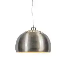 Lampenlicht.nl Moderne ronde hanglamp staal - globe aanbieding