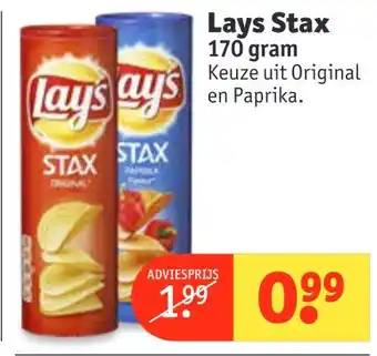 Kruidvat Lays Stax aanbieding