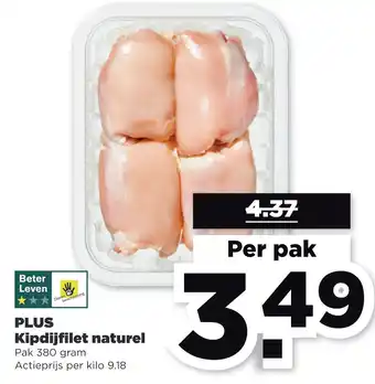 PLUS PLUS Kipdijfilet naturel aanbieding