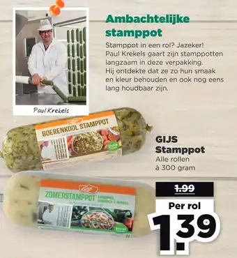 PLUS GIJS Stamppot aanbieding