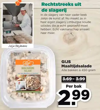 PLUS GIJS Maaltijdsalade aanbieding