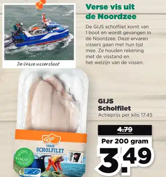 PLUS GIJS Scholfilet aanbieding