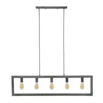 Blokker Livin24 industriële hanglamp jordan 5-lichts ou... aanbieding