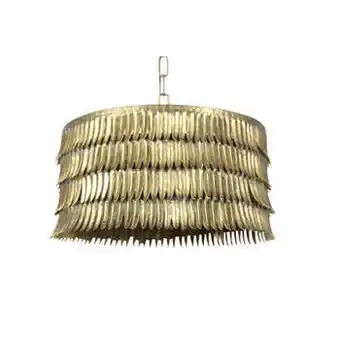 Blokker Hanglamp goud 45 x 45 x 20 cm metaal aanbieding