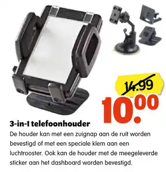 Plentyparts Telefoonhouder 3in1 aanbieding