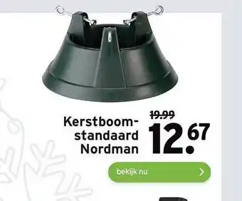 GAMMA Kerstboomstandaard nordman aanbieding