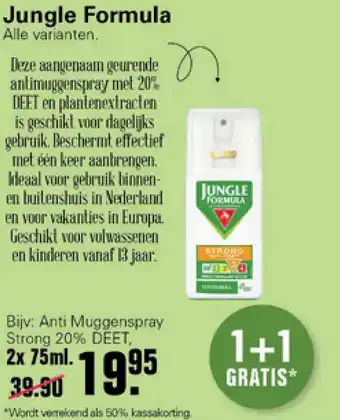 De Online Drogist Jungle Formula aanbieding