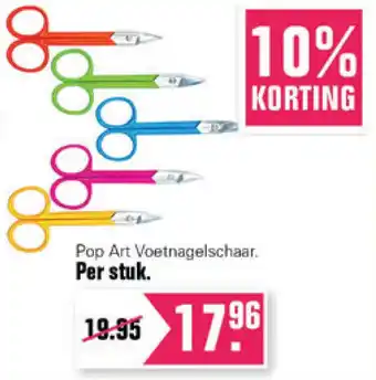 De Online Drogist Pop Art Voetnagelschaar aanbieding