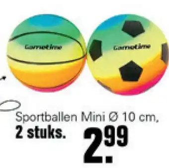 De Online Drogist Sportballen Mini aanbieding