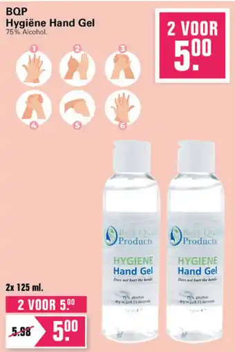 De Online Drogist BQP Hygiëne Hand Gel 25 Olonhol aanbieding