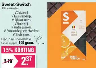 De Online Drogist Sweet-Switch aanbieding