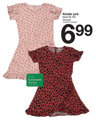 Zeeman Kinder jurk aanbieding
