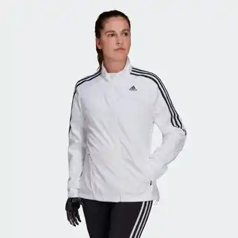 Adidas Adidas marathon 3-stripes jack aanbieding