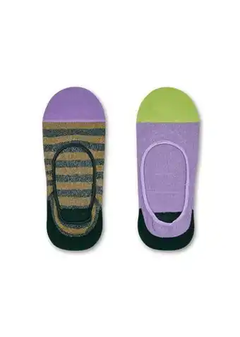 Happy Socks Happy socks 2-pack claudia sokken, purper - hysteria aanbieding