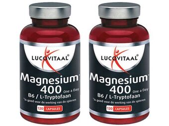 Holland & Barrett Lucovitaal magnesium, 400mg (120 capsules) aanbieding