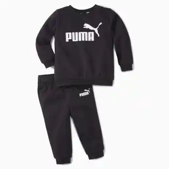 Puma Puma essentials minicats joggingpak met ronde hals, zwart aanbieding