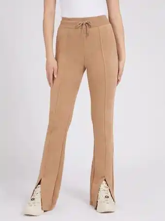 GUESS Guess flared broek in kunst suède aanbieding