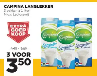 Jumbo Campina langlekker 1 liter aanbieding