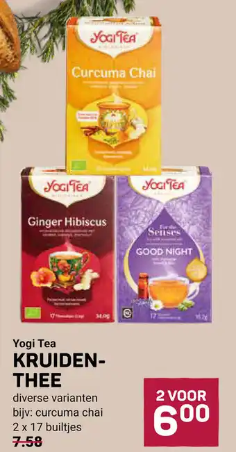 Ekoplaza Yogi tea kruiden- thee aanbieding