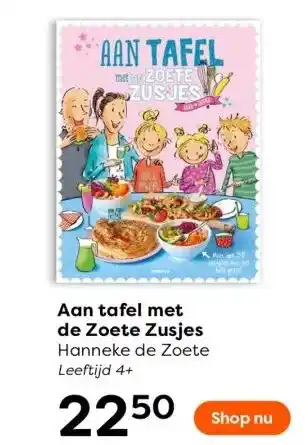 The Read Shop Aan tafel met de zoete zusjes hanneke de zoete leeftijd 4+ aanbieding