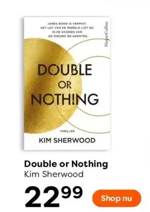 The Read Shop Double or nothing kim sherwood aanbieding