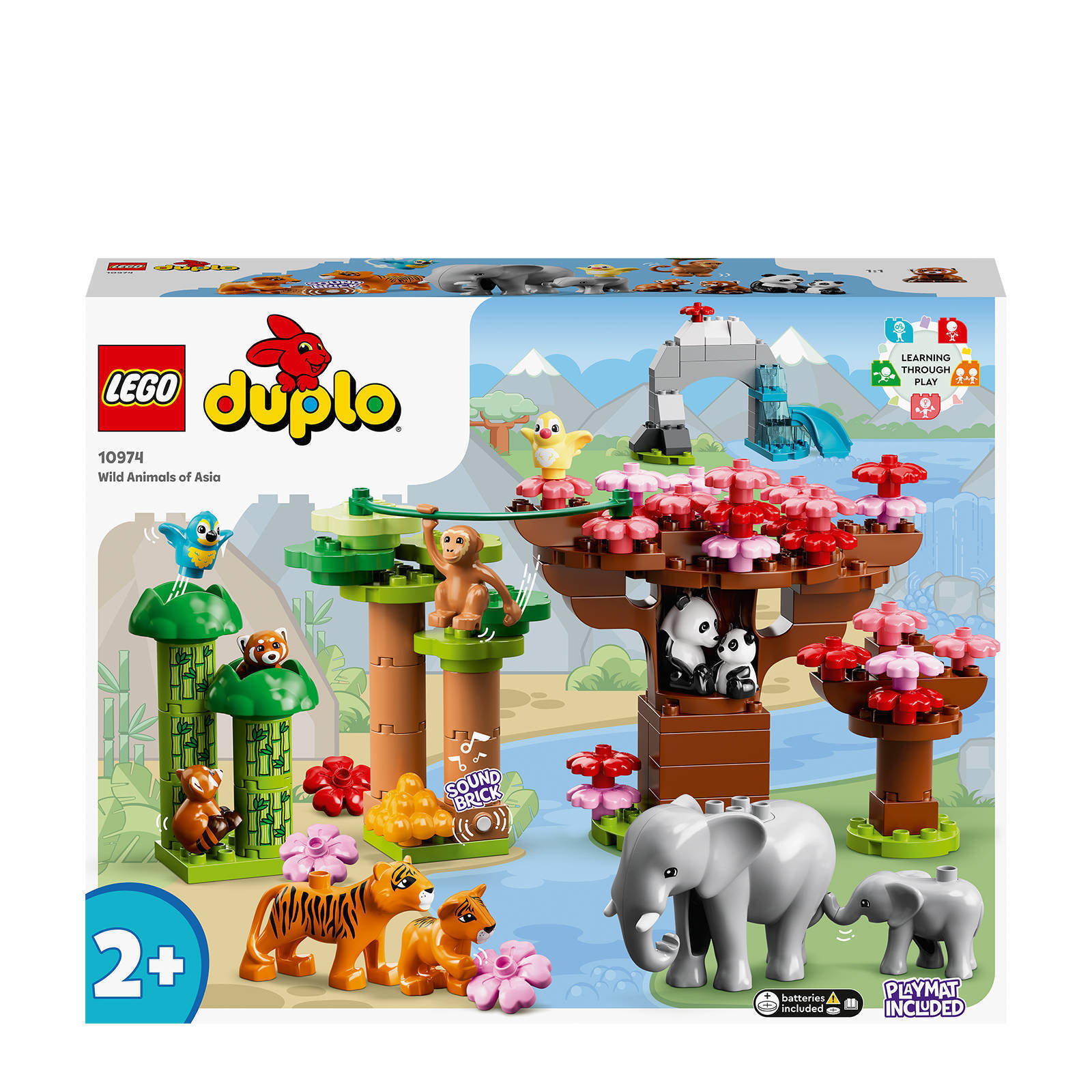 Lego duplo wilde dieren van azië 10974 aanbieding bij Wehkamp