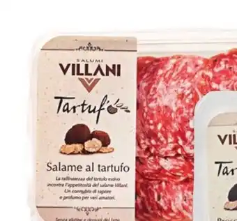 Sligro Villani Luxe vleeswaren Salami Truffel 80 gram aanbieding