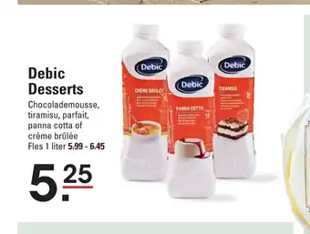 Sligro Debic Desserts 1 liter aanbieding