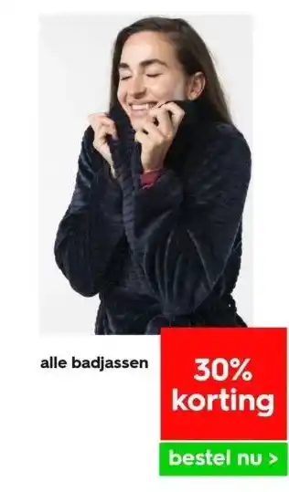 HEMA Alle badjassen aanbieding