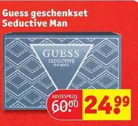 Kruidvat Guess geschenkset seductive man aanbieding