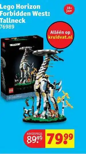 Kruidvat Lego horizon forbidden west: tallneck aanbieding