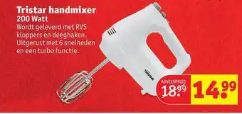 Kruidvat Tristar handmixer 200 watt aanbieding