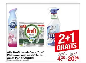 CoopCompact Alle dreft handafwas, dreft platinum vaatwastabletten, ambi pur of antikal aanbieding