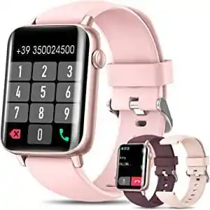 Amazon Swgota 2022 smartwatch voor dames, met telefoon... aanbieding