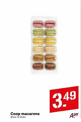 Coop Coop Macarons aanbieding