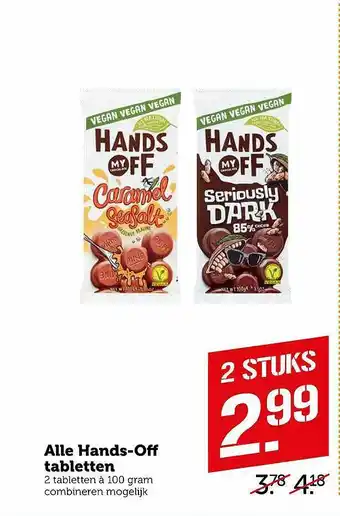 Coop Alle Hands-Off Tabletten aanbieding