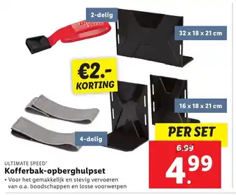 Lidl Ultimate Speed Kofferbak-opberghulpset aanbieding